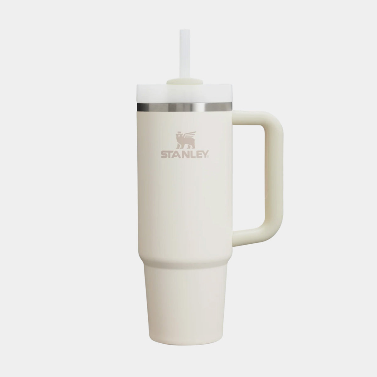 Exclusive The Quencher H2.0 Flowstate Tumbler 30oz (Cream/Pink) — OS — Front View