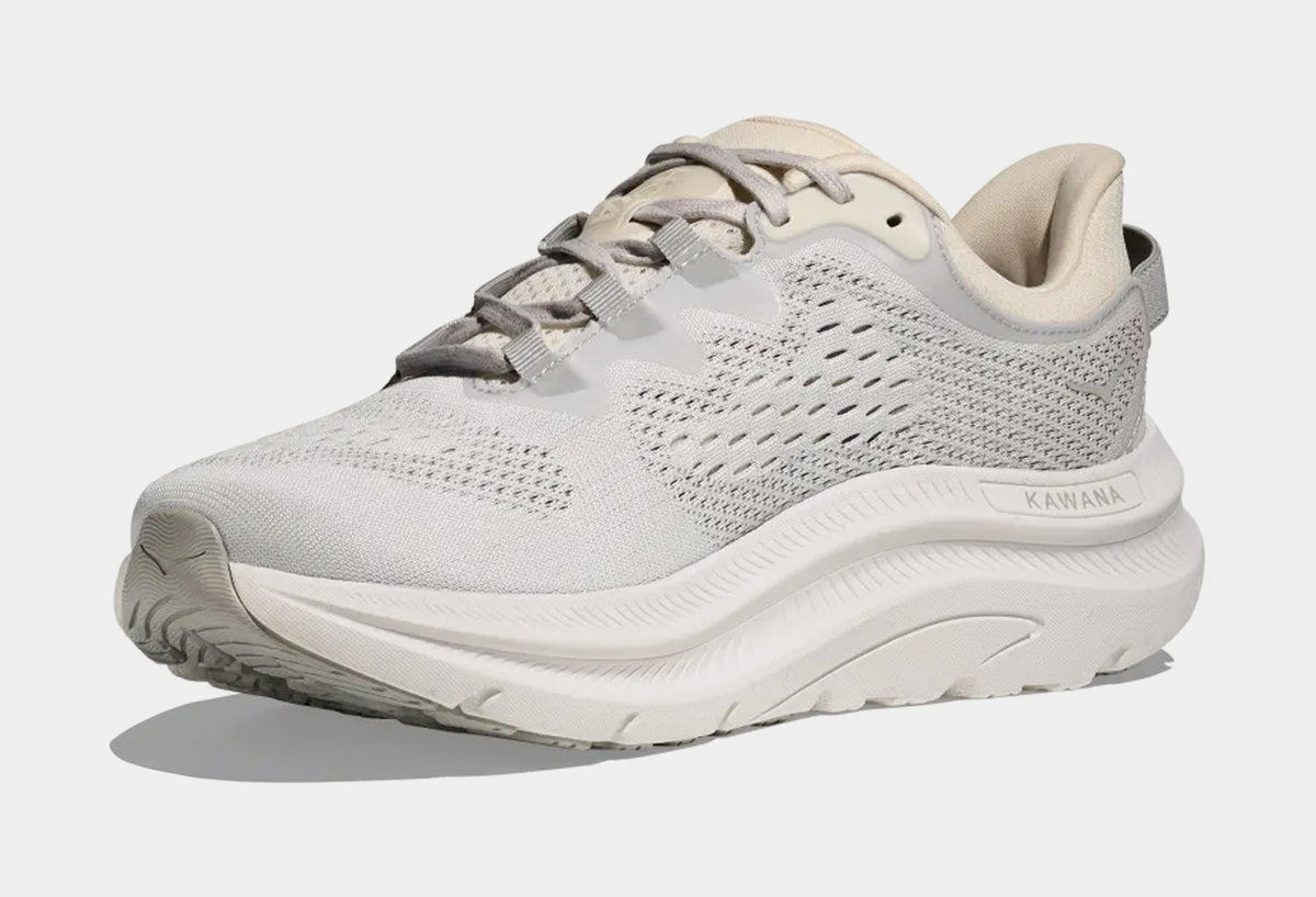 Exclusive Kawana 2 Womens Running Shoes (Alabaster/Cosmic Grey) — 5 — Back View