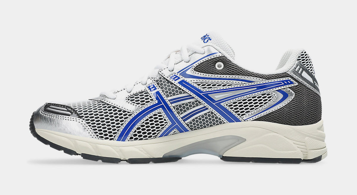 Exclusive Gel DS Trainer 14 Mens Running Shoes (White/Asics Blue) — 4 — Back View