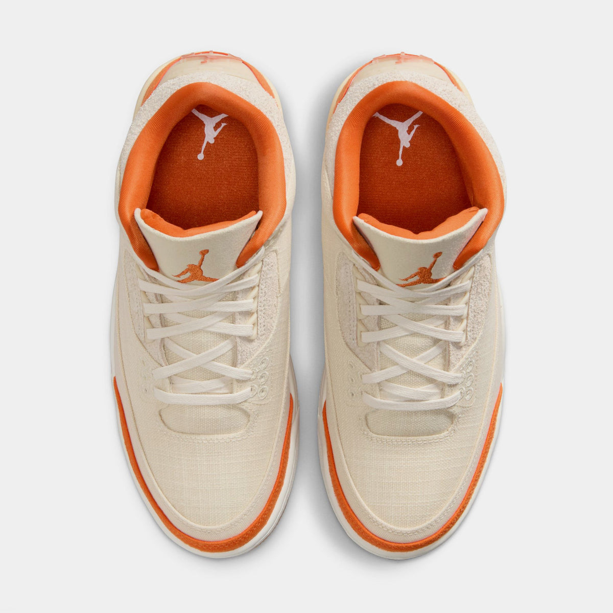 Exclusive Air Jordan 3 Retro Starfish Womens Lifestyle Shoes (Fossil/Starfish/Sail) — 5 — Side View