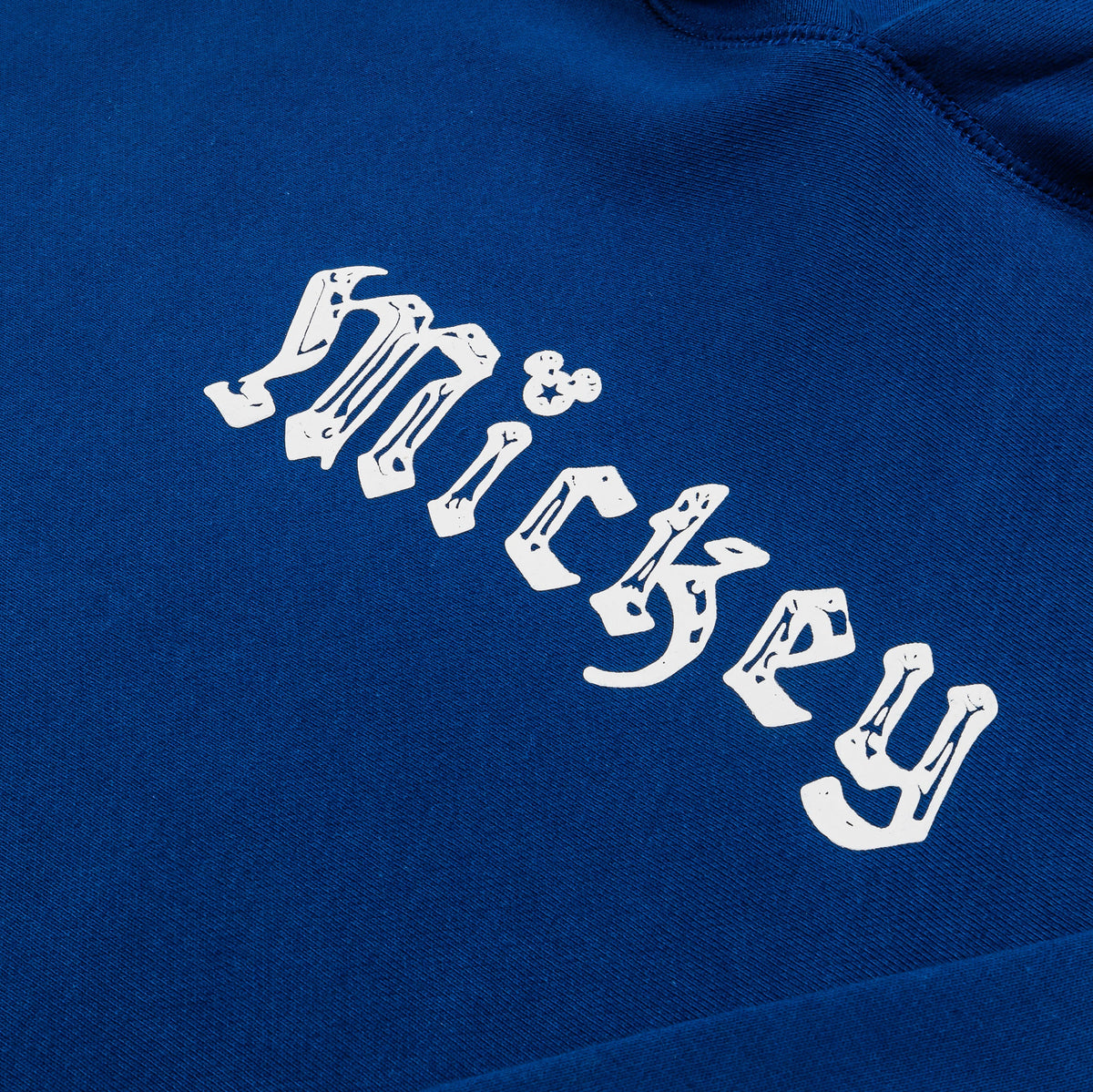 Exclusive Disney Mickey Real Life By Shoe Palace Star Pullover Mens Hoodie (Blue/White) — S — Detail View