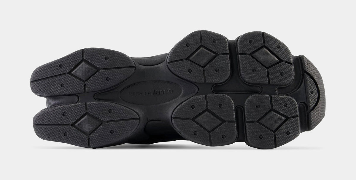 Exclusive 9060 Mens Lifestyle Shoes (Triple Black) — 4 — Top View