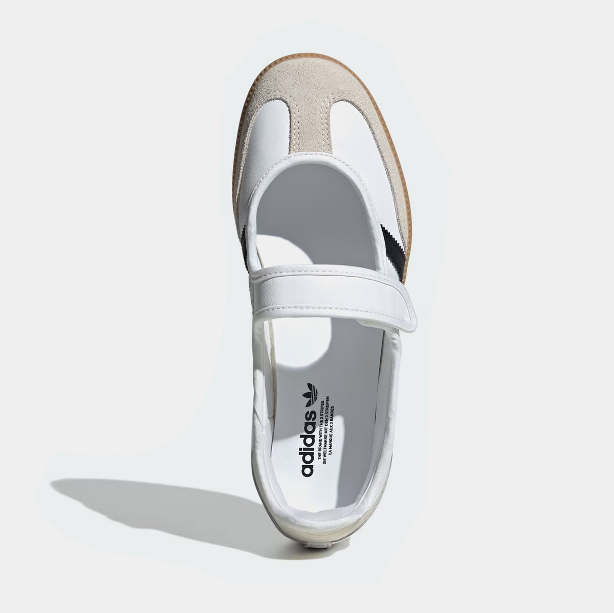 Exclusive Samba Jane Womens Lifestyle Shoes (Cloud White/Alumina/Core Black) — 5 — Side View