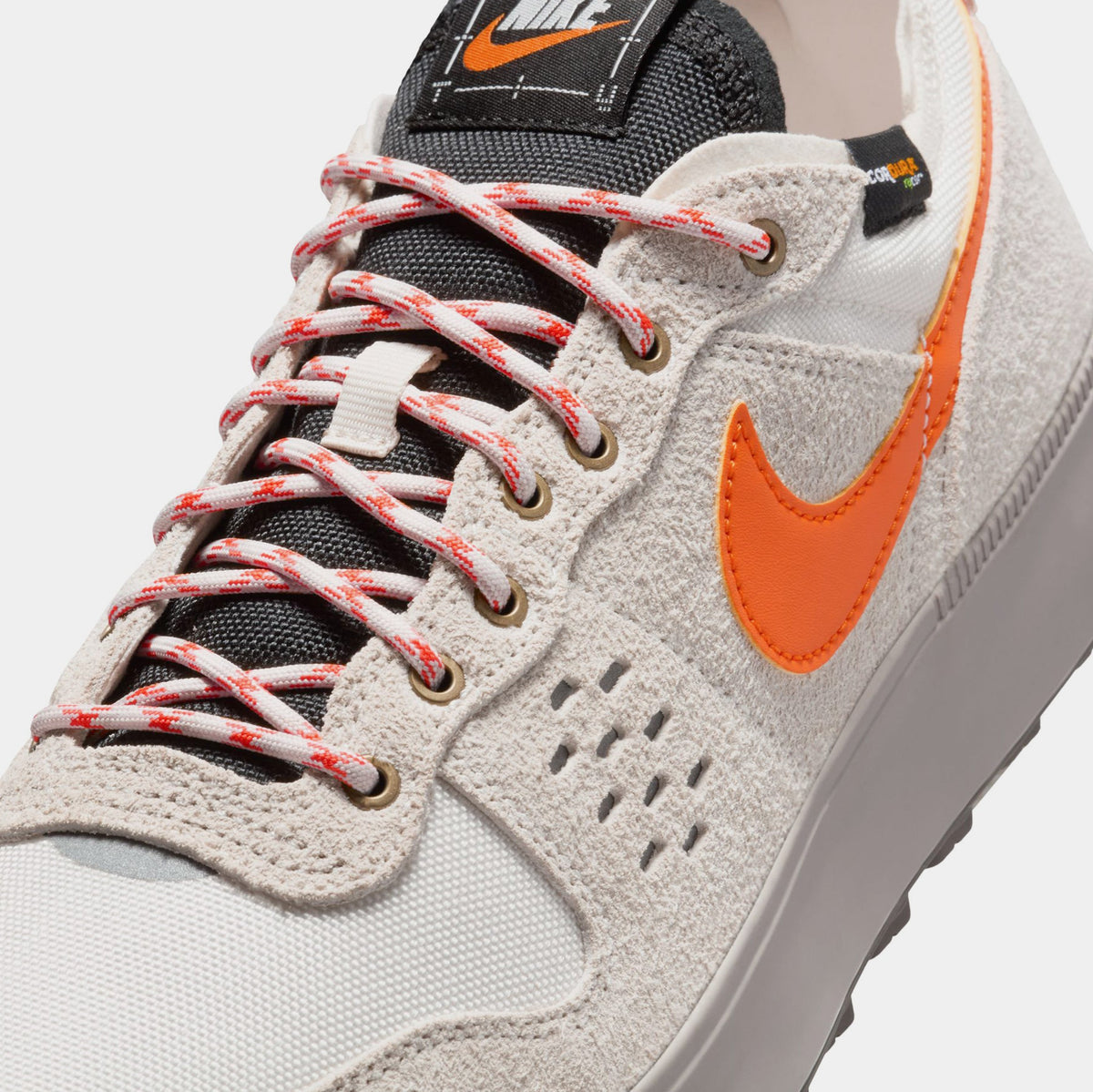 Exclusive C1TY Premium Mens Lifestyle Shoes (Phantom/Orange/Orewood Brown) — 8 — Side View