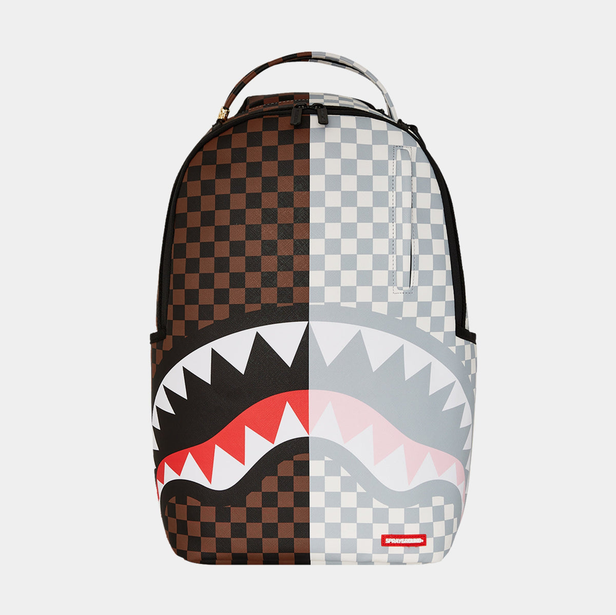 Exclusive Split Rose Sharks In Paris Mens Backpack (Multi Color) — OS — Front View