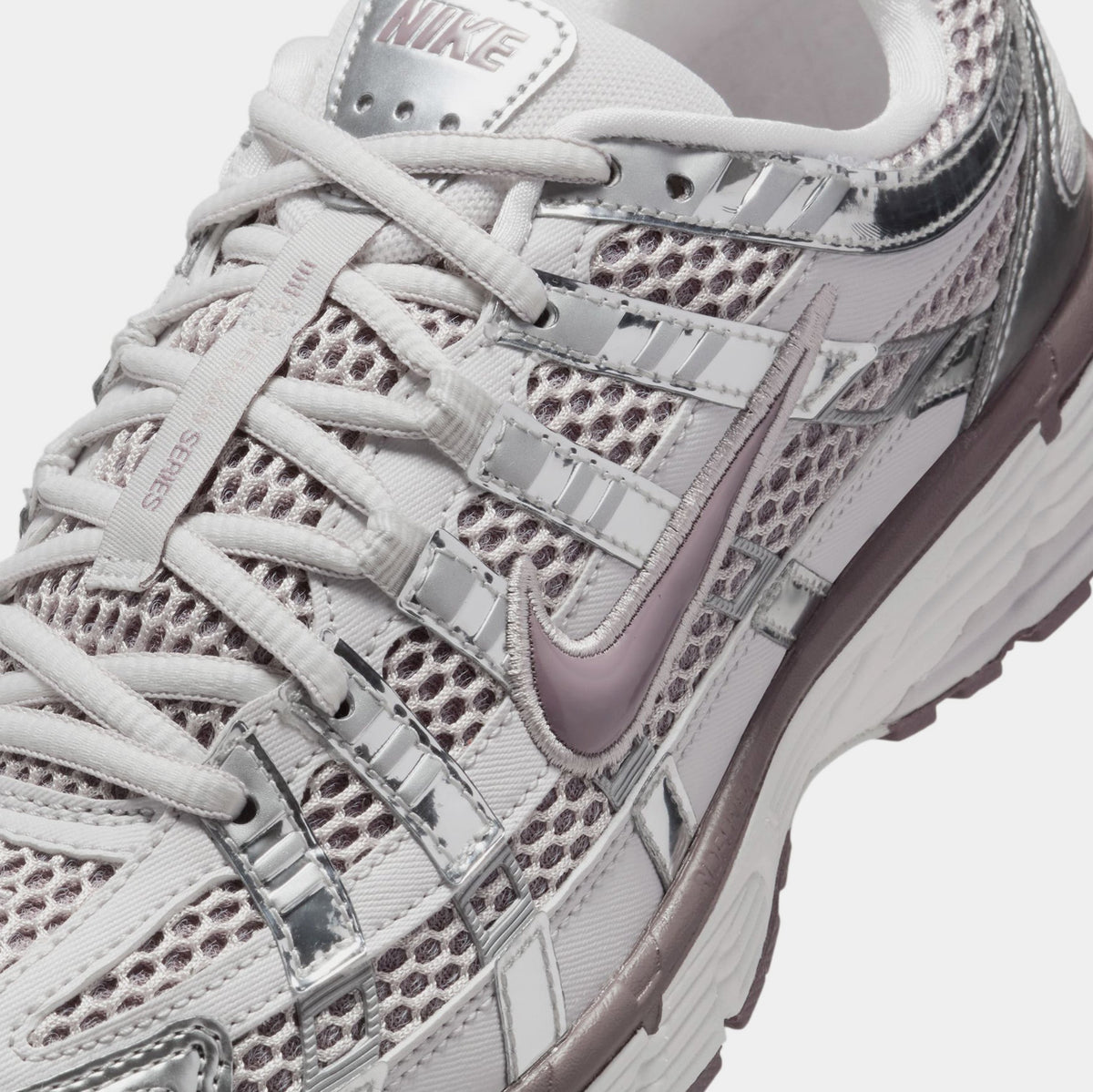 Exclusive P 6000 Womens Running Shoes (Platinum Violet/Vast Grey/Summit White/Taupe Grey) — 6 — Detail View