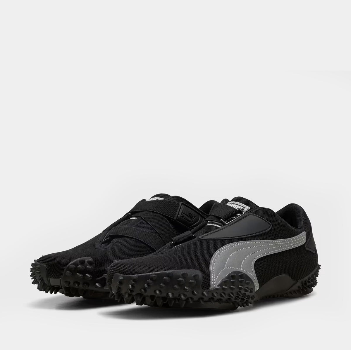 Exclusive Mostro Womens Lifestyle Shoes (Puma Black/Silver) — 5.5 — Side View
