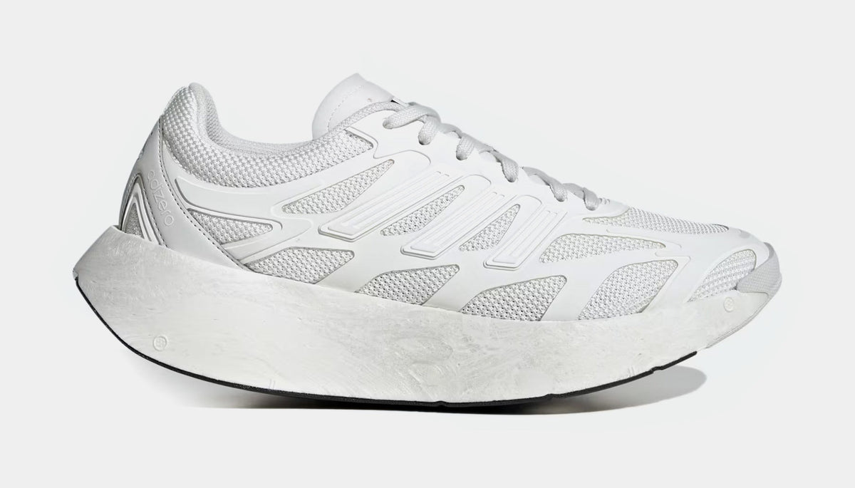 Exclusive Adizero Aruku Mens Running Shoes (Crystal White/White) — 4 — Front View