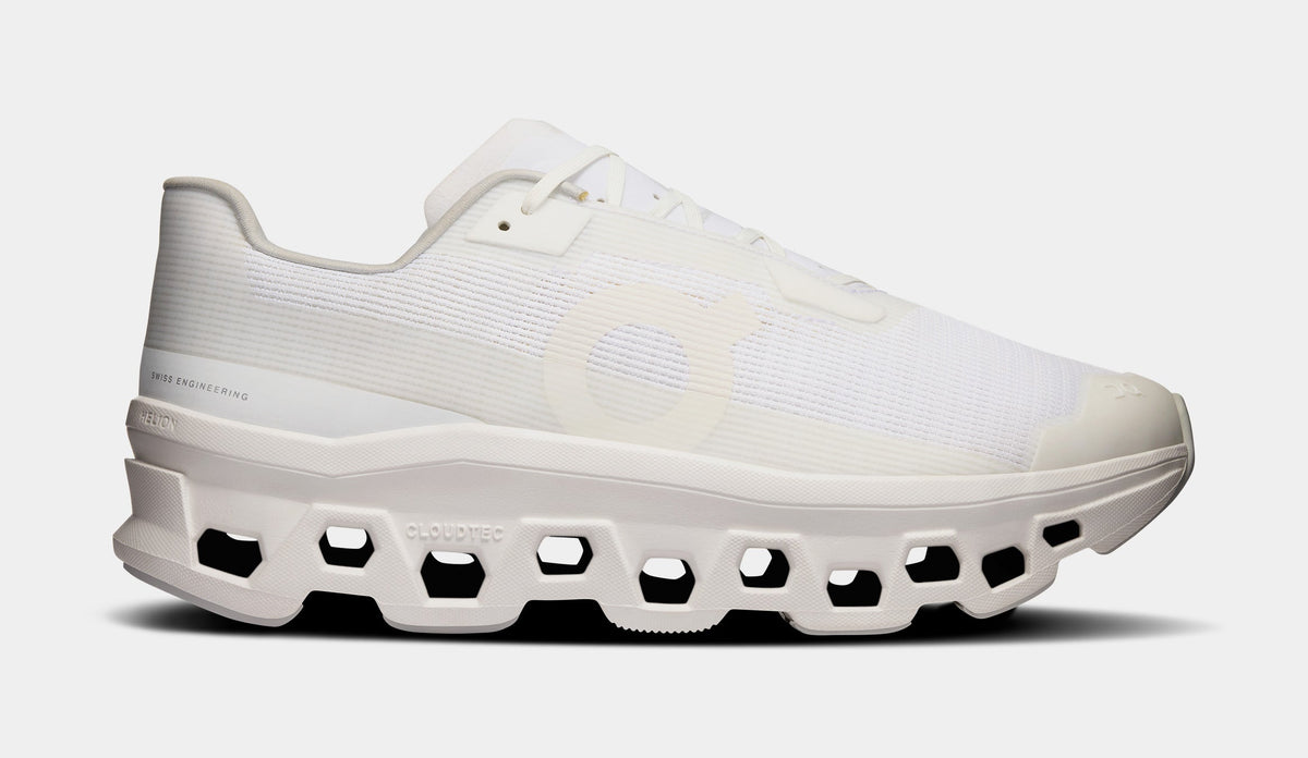 Exclusive Cloudmonster Void Mens Running Shoes (White) — 7 — Front View