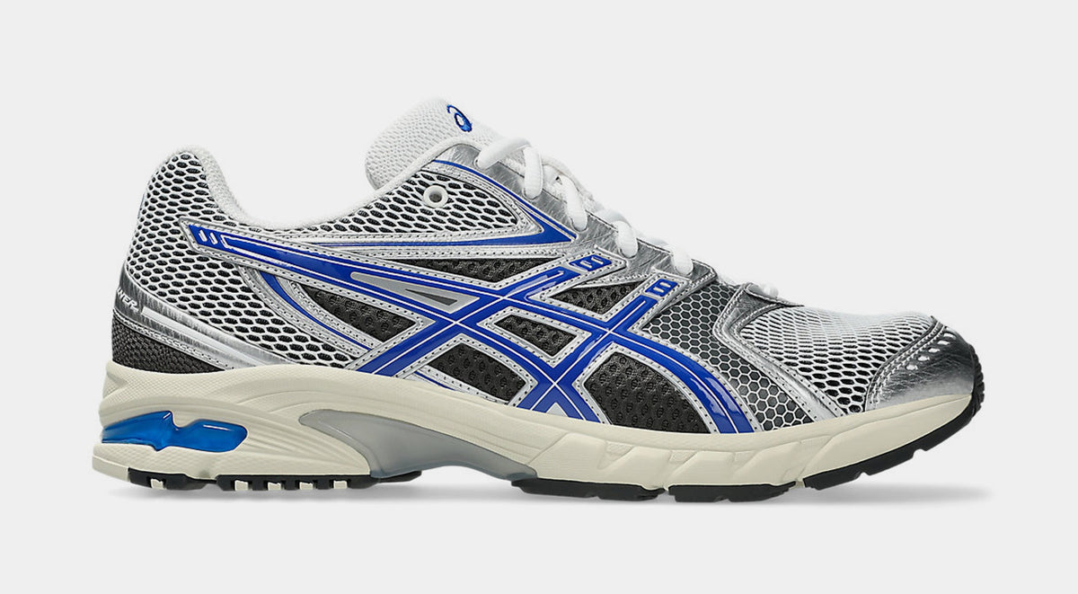 Exclusive Gel DS Trainer 14 Mens Running Shoes (White/Asics Blue) — 4 — Front View