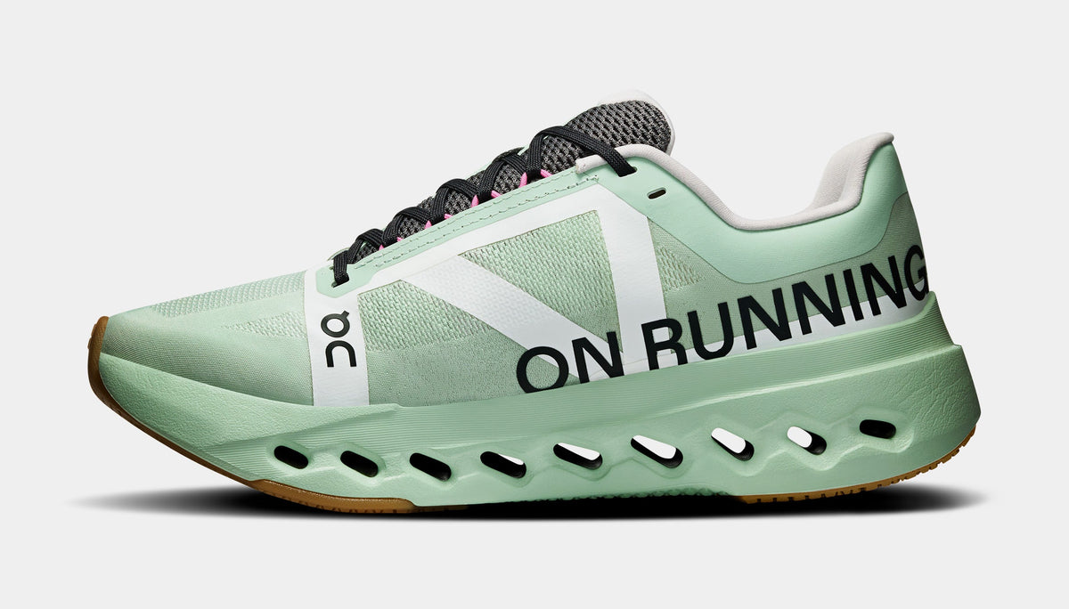 Exclusive Cloudsurfer Next Z5 Womens Running Shoes (Mineral/Almond) — 5.5 — Back View