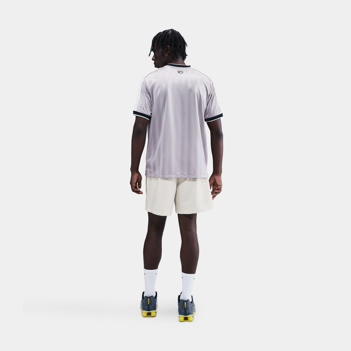 Exclusive NSW Club Flow Mens Shorts (Phantom) — S — Back View