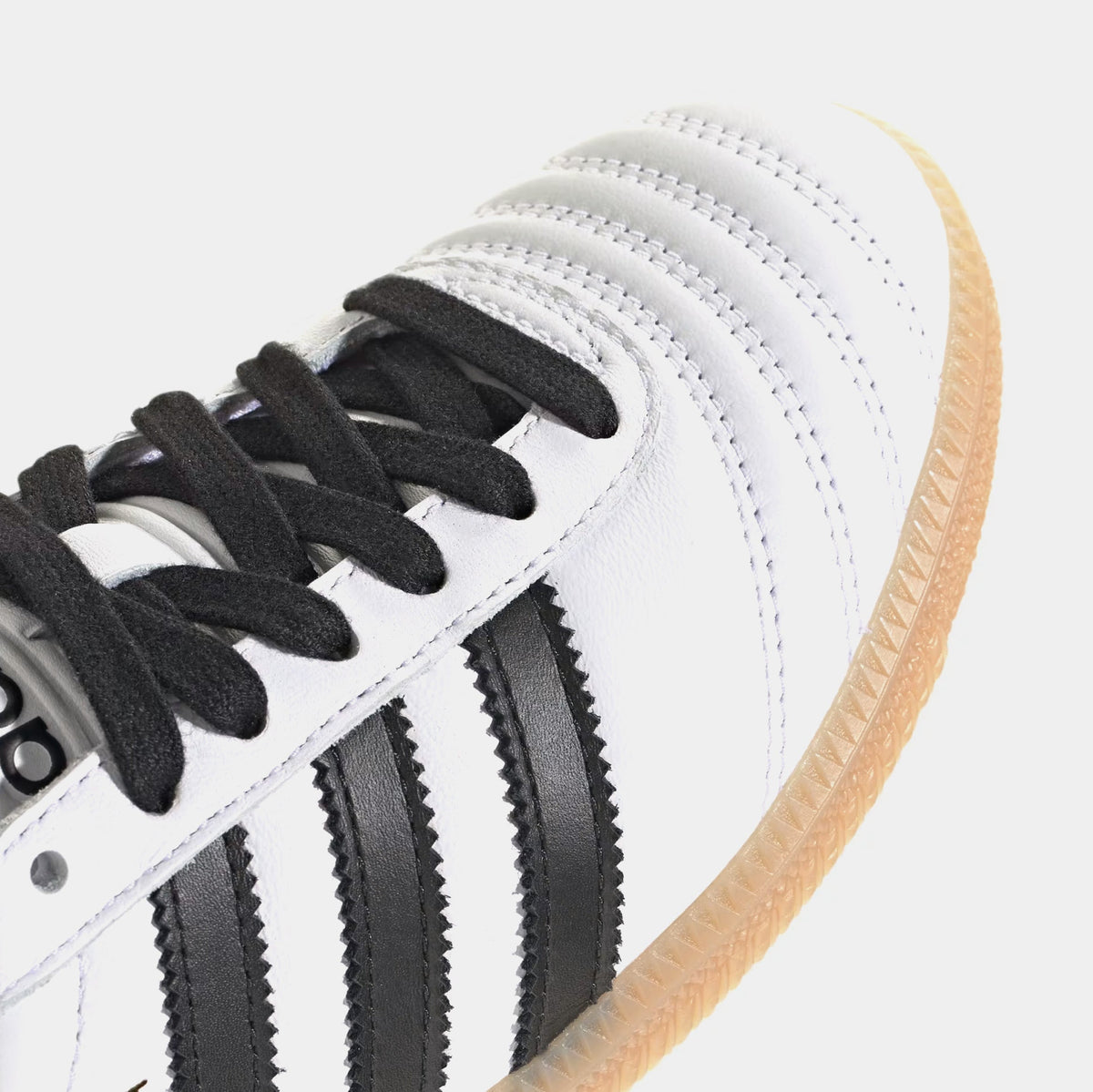 Exclusive Samba JP Grade School Lifestyle Shoes (Core Black/White) — 3.5Y — Detail View