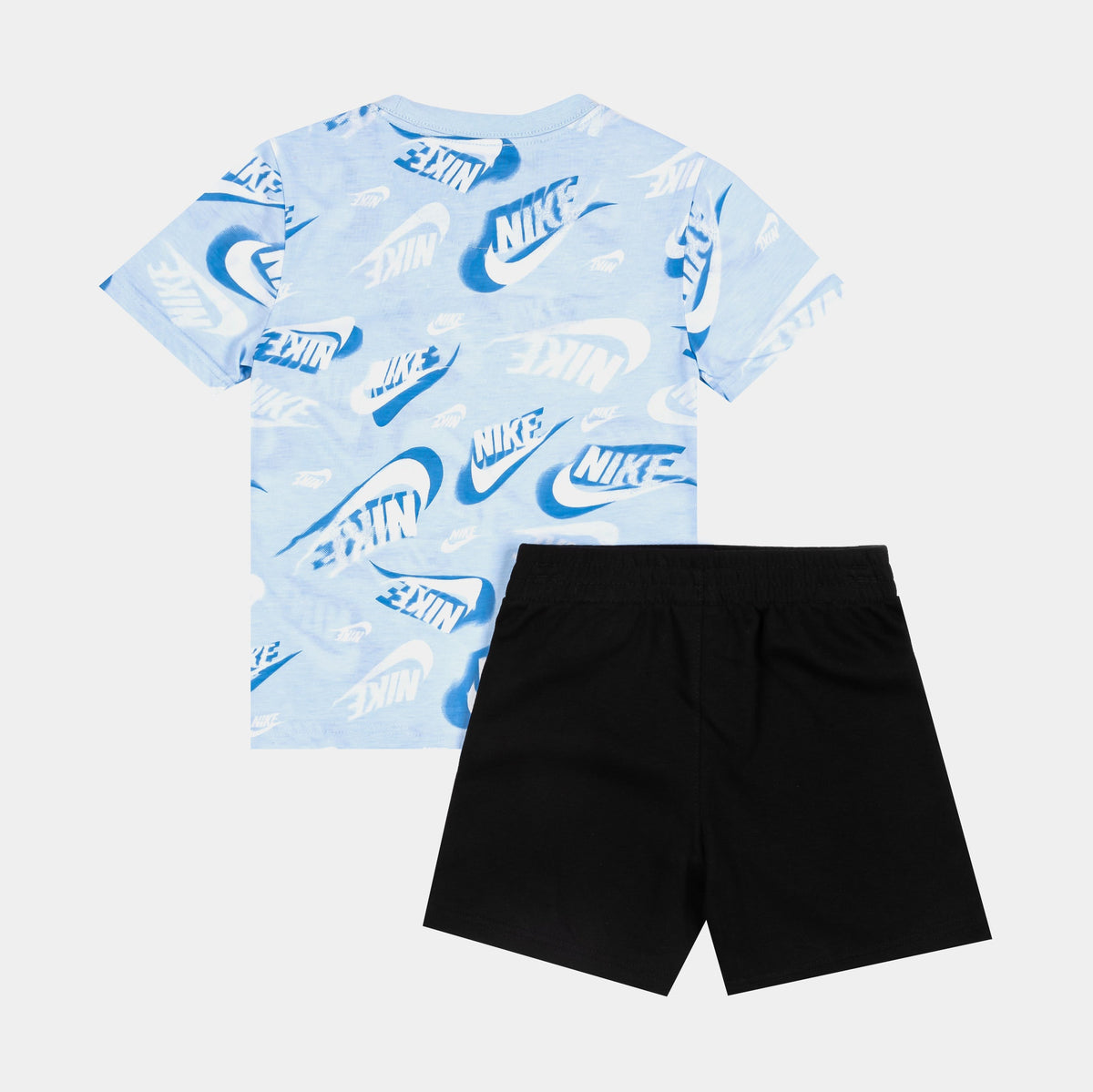 Exclusive NSW On The Move All Over Print Short Infant Toddler Set (Blue/Black) — 2T — Side View