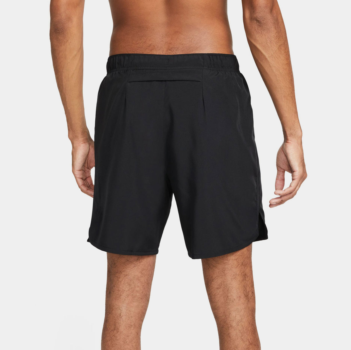 Exclusive Challenger Dri Fit 7" 2-In-1 Mens Shorts (Black/Black/Black) — S — Side View