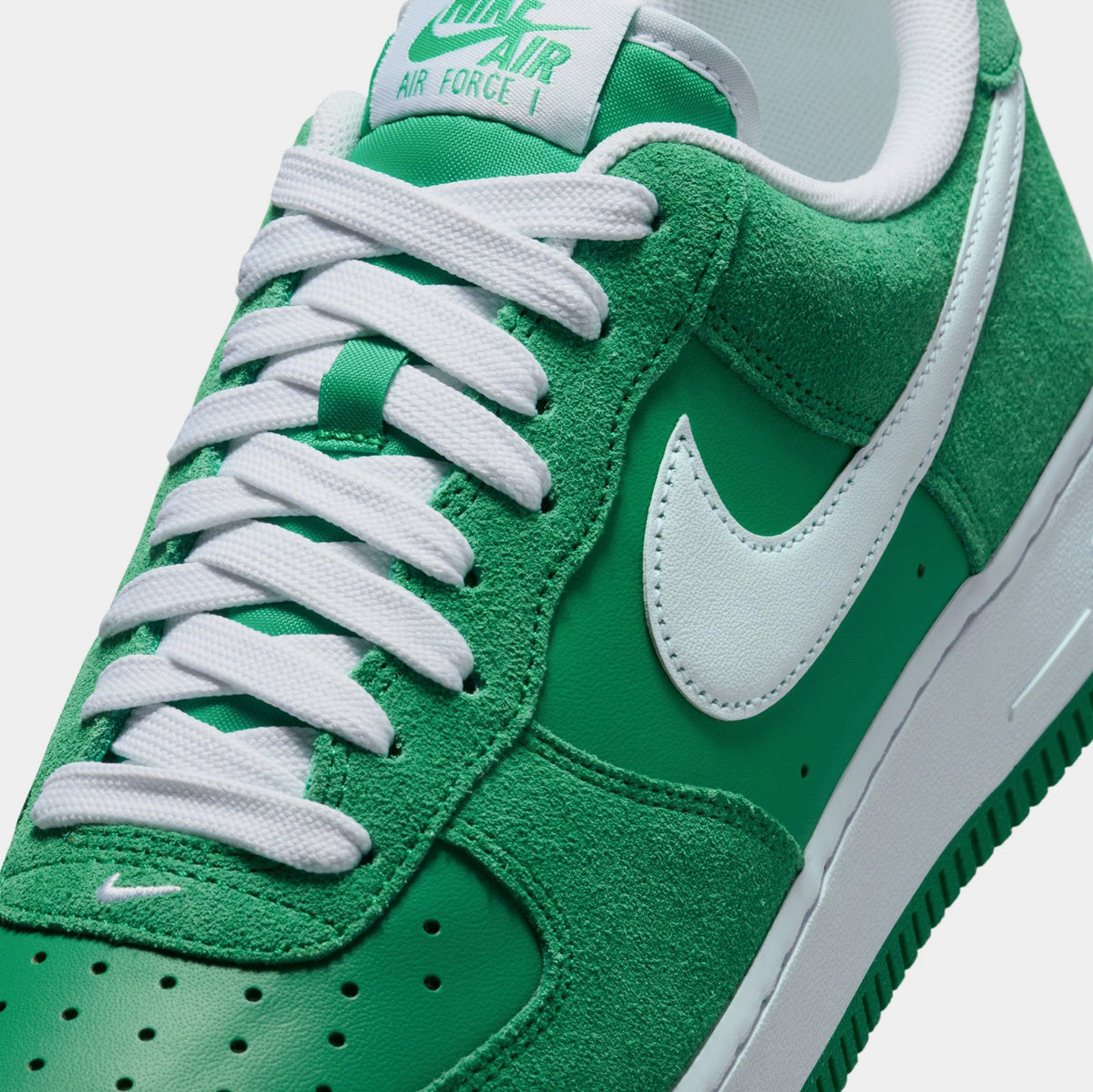 Exclusive Air Force 1 SK8 Mens Basketball Shoes (Stadium Green/White/Stadium Green) — 6 — Back View