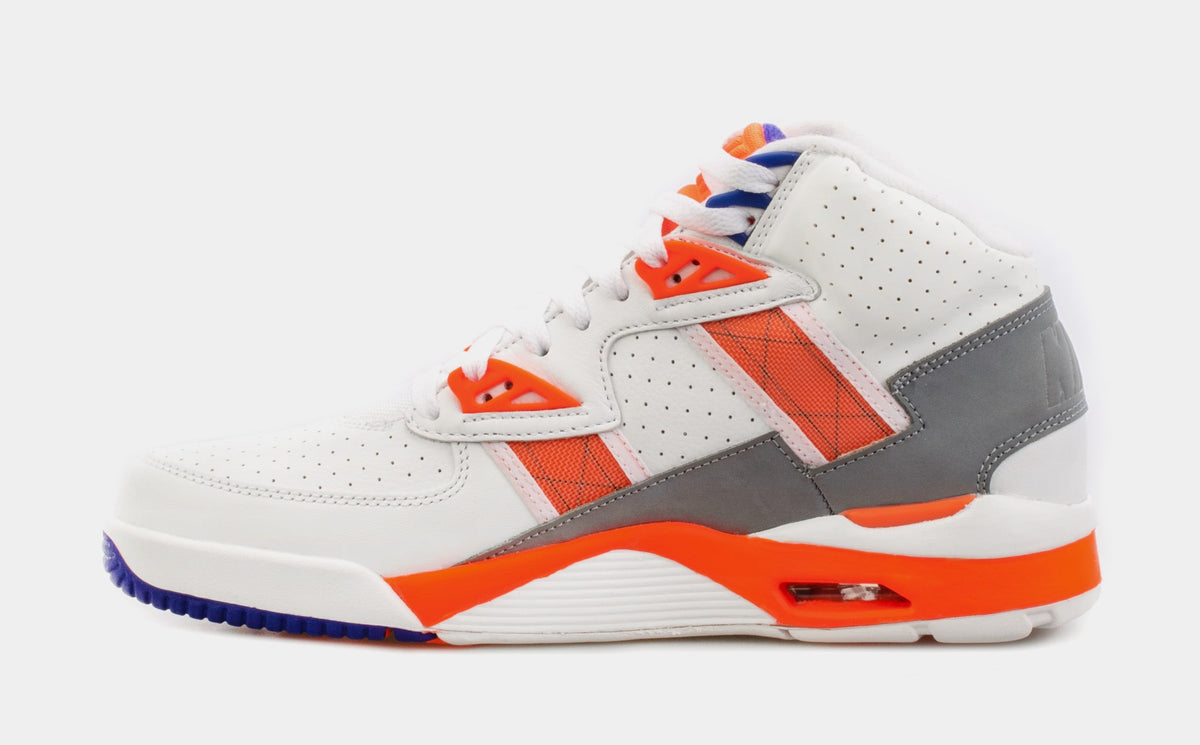 Exclusive Air Trainer SC High Mens Basketball Shoes (Sail/Light Zen Grey/Tart) — 6 — Side View