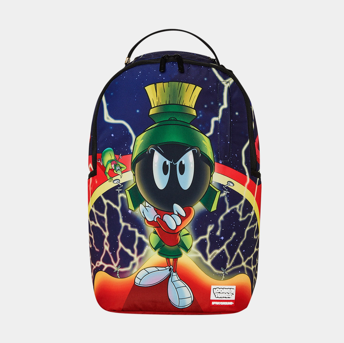Exclusive Marvin Planet x Sharkmouth Mens Backpack (Blue/Orange) — OS — Front View
