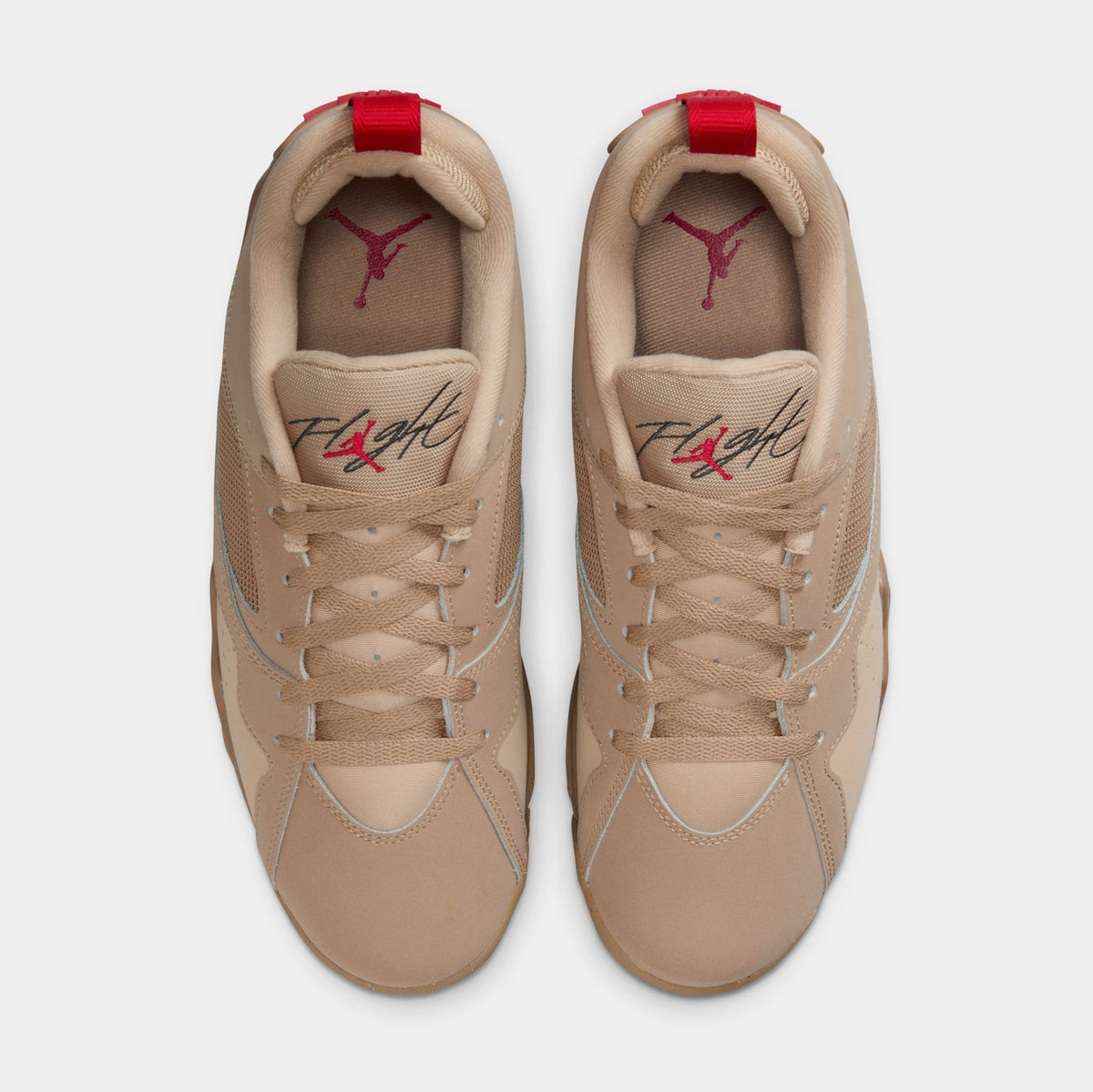 Exclusive Air Jordan MVP 92 Mens Lifestyle Shoes (Desert Camo/Mushroom/Anthracite/Fire Red) — 7 — Side View