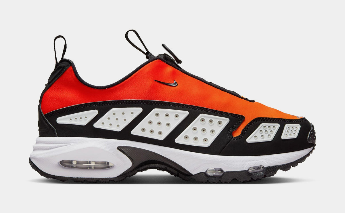 Exclusive Air Max SNDR Canyon Gold and Deep Ocean Womens Running Shoes (Bright Crimson/Black/Bright Ceramic) — 5 — Front View