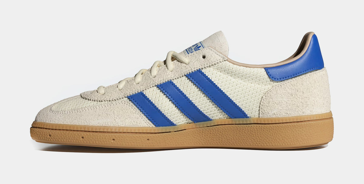 Exclusive Handball Spezial Mens Lifestyle Shoes (Cream White/Blue/Warm Sandstone) — 4 — Back View