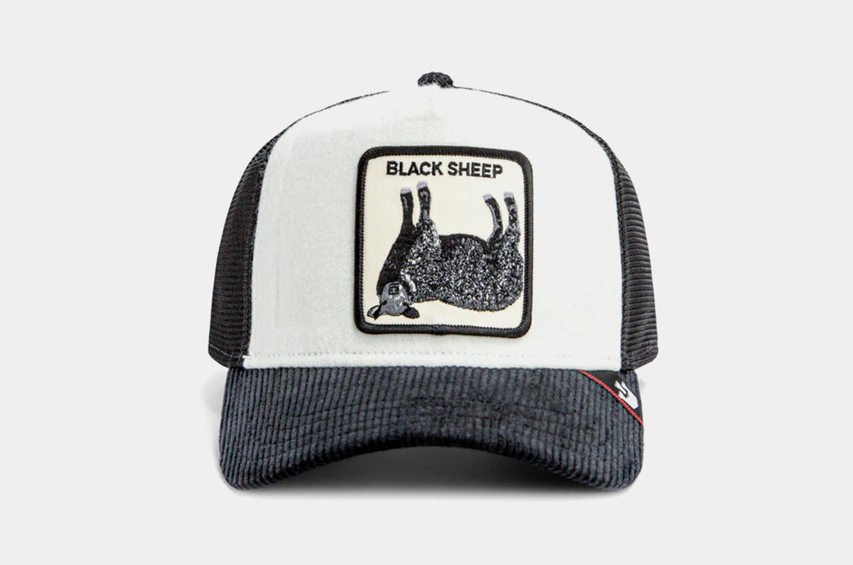 Exclusive Peehs Trucker Mens Hat (Black/White) — OS — Front View