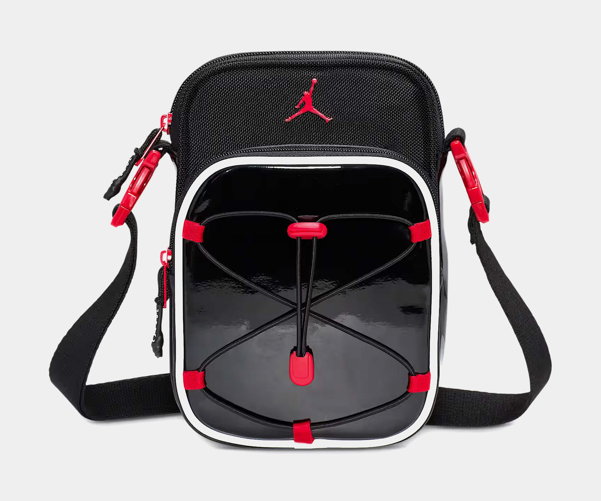 Exclusive Air Jordan Retro Festival Mens Bag (Black/Red) — OS — Front View