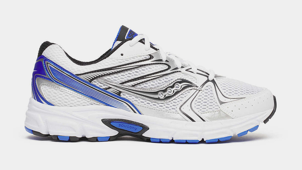 Exclusive Ride Millennium Mens Running Shoes (White/Royal) — 5 — Front View