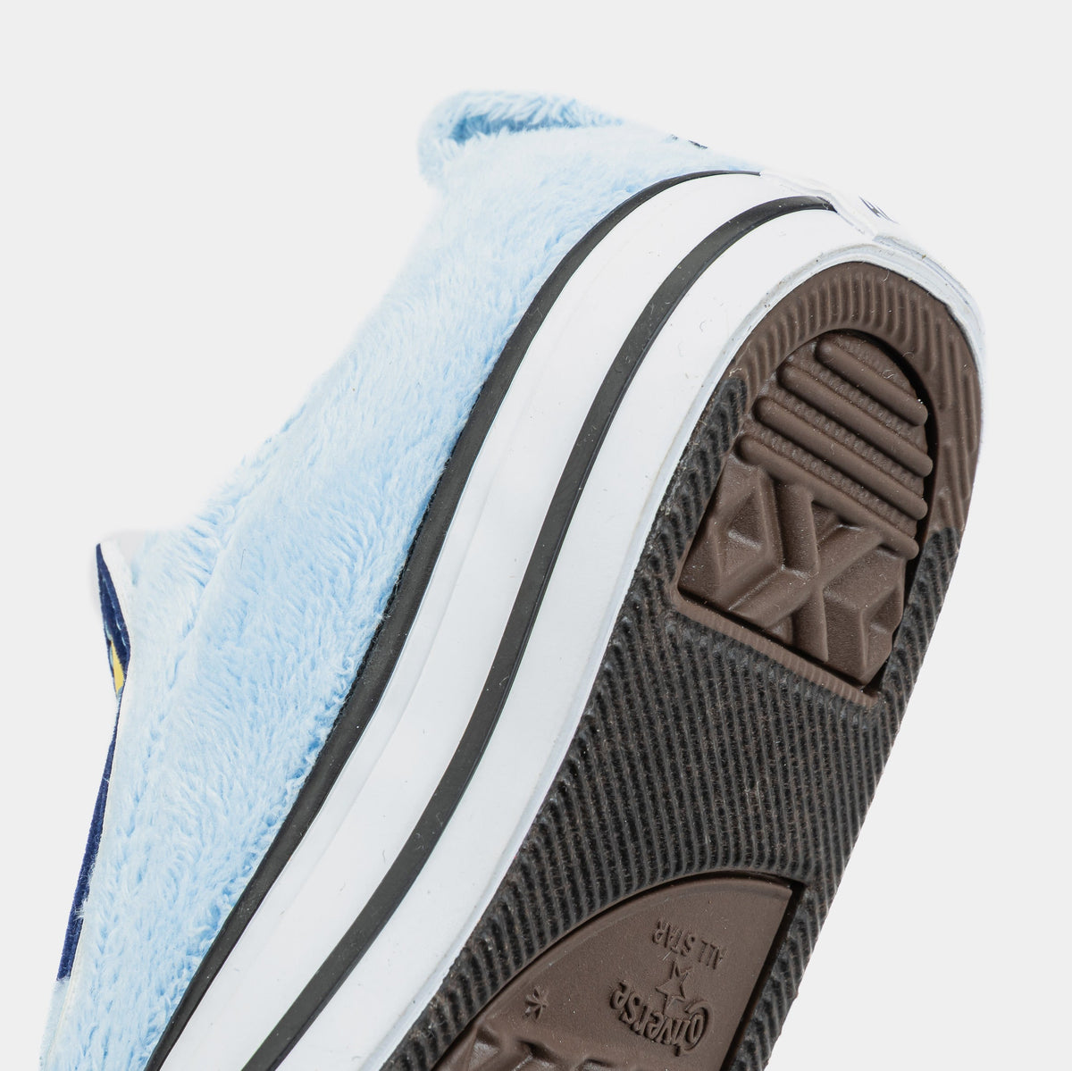 Exclusive Chuck Taylor All Star Low Bluey Infant Toddler Lifestyle Shoes (Blue/Orange) — 2C — Lifestyle View
