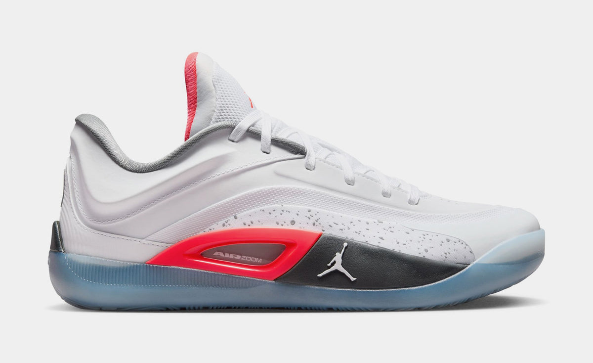 Exclusive Zion 4 Mens Basketball Shoes (Black/Bright Crimson/Particle Grey/Mint Foam) — 4 — Front View
