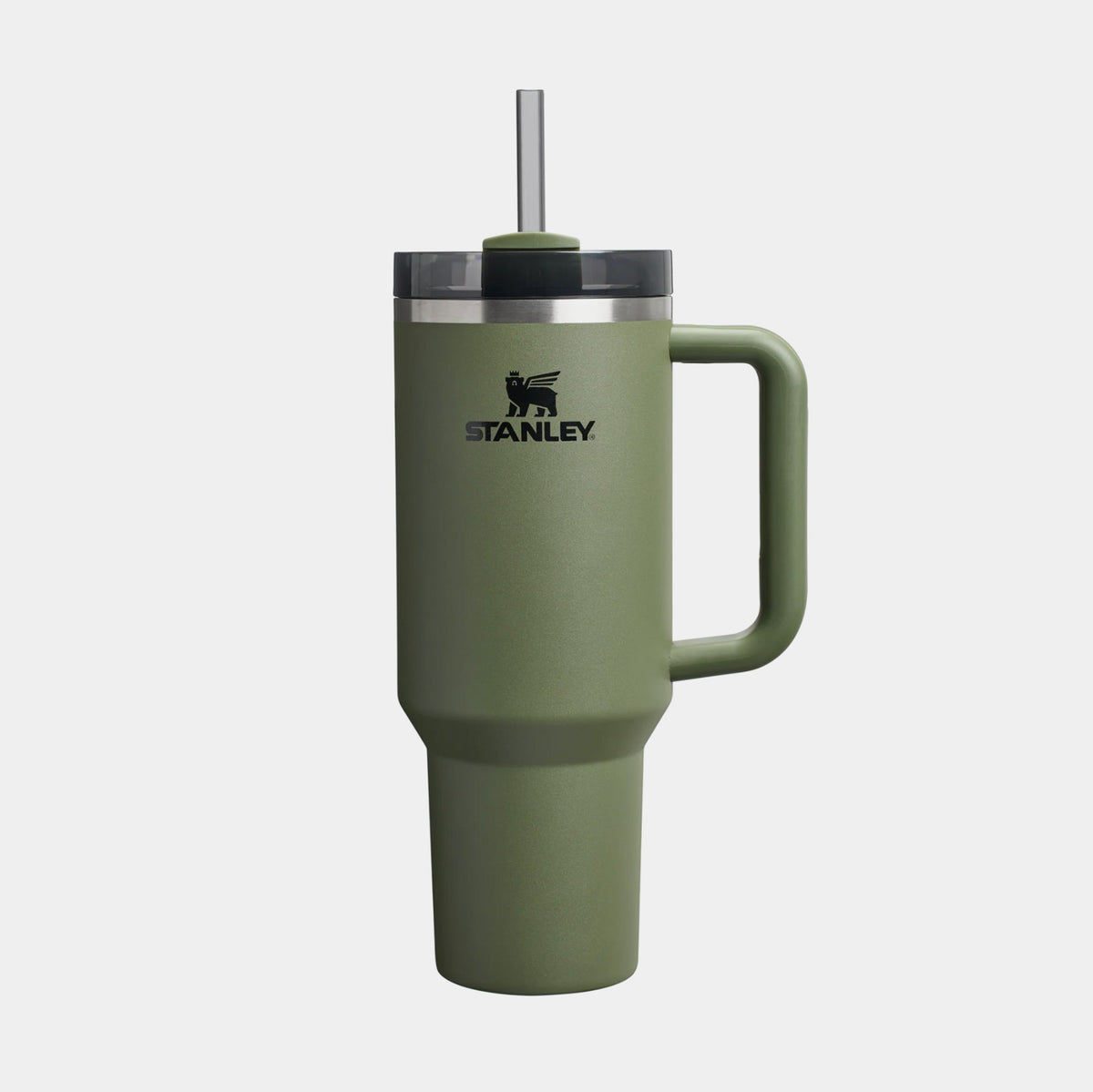 Exclusive The Quencher H2.0 Flowstate Tumbler 40oz (Olive/Black) — OS — Front View