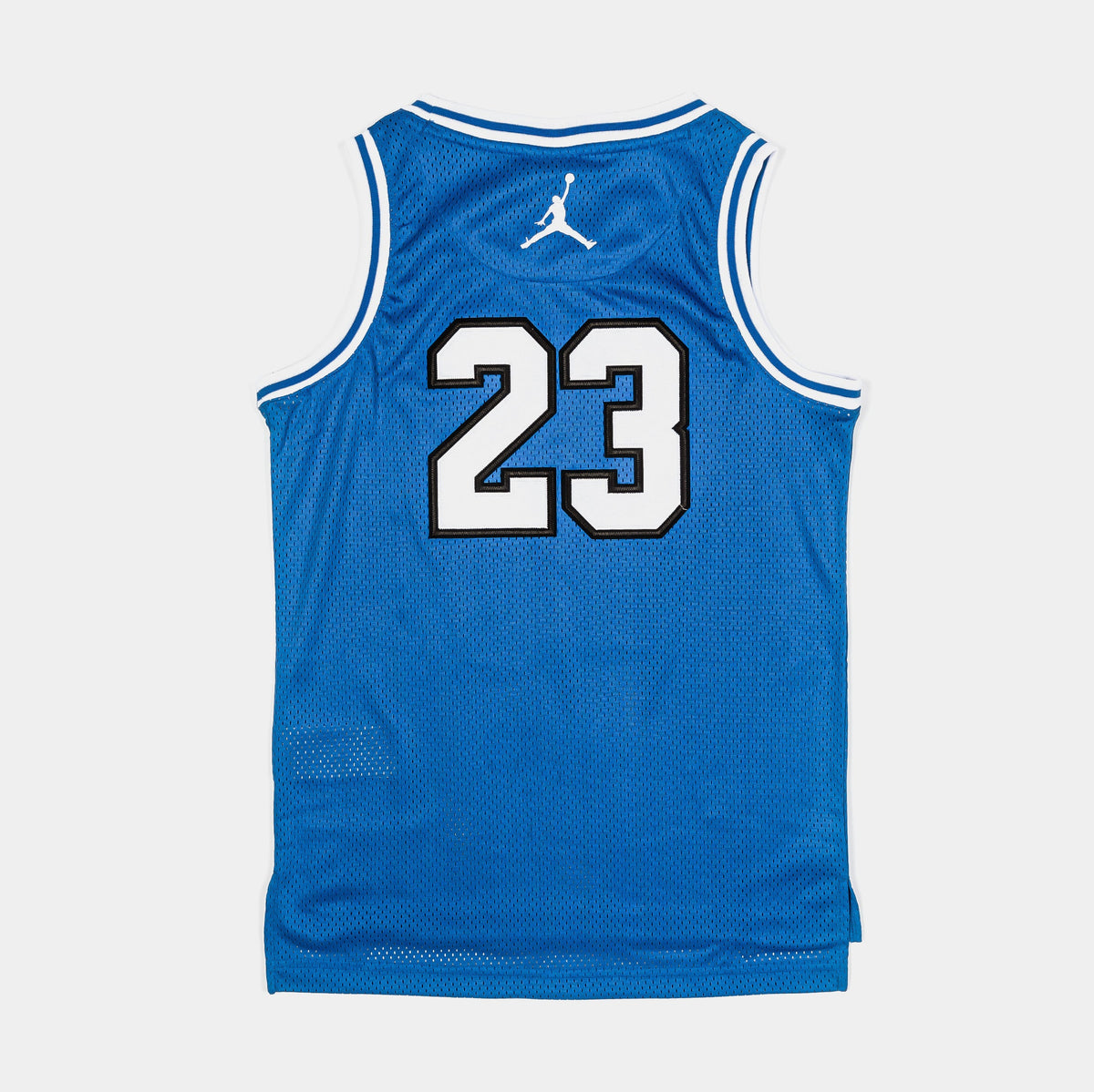 Exclusive Air Jordan 23 Grade School Jersey (Dark Blue/White) — S — Side View