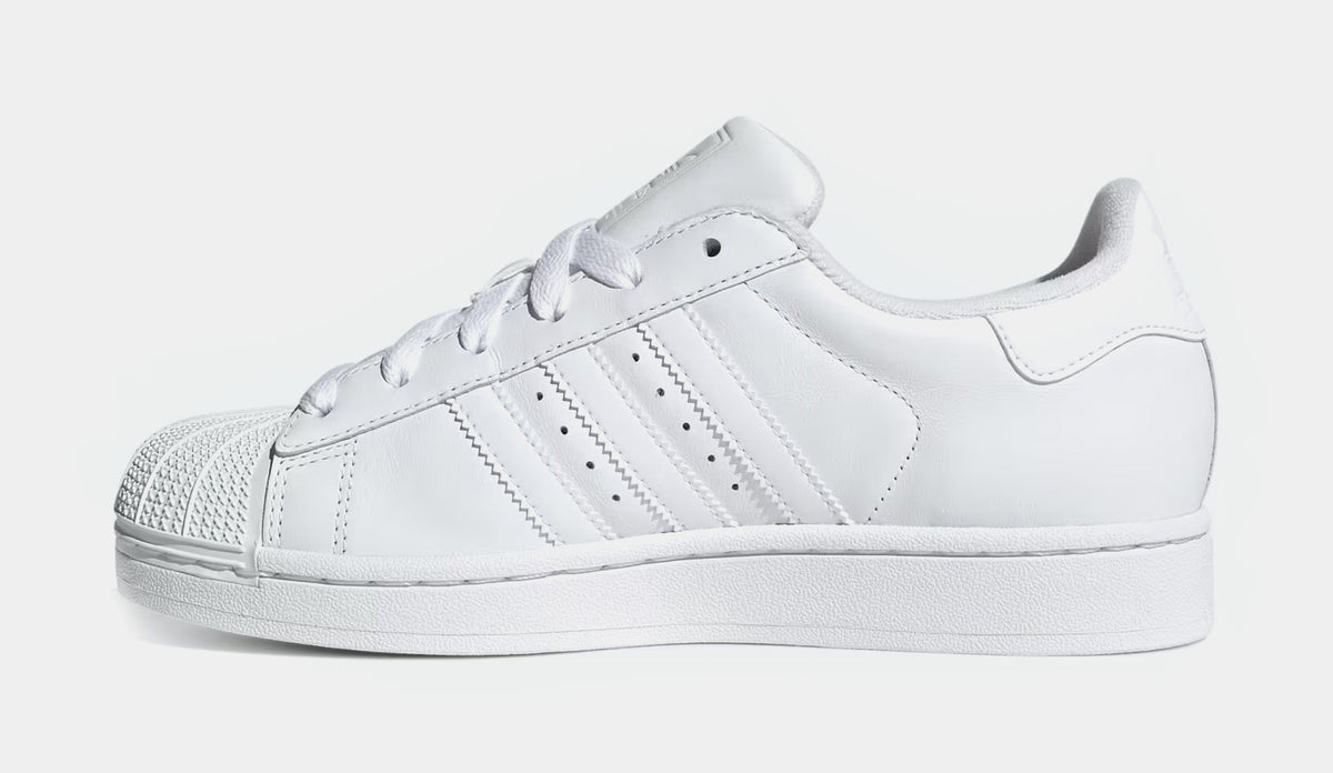 Exclusive Superstar Womens Lifestyle Shoes (White/Black) — 5 — Back View