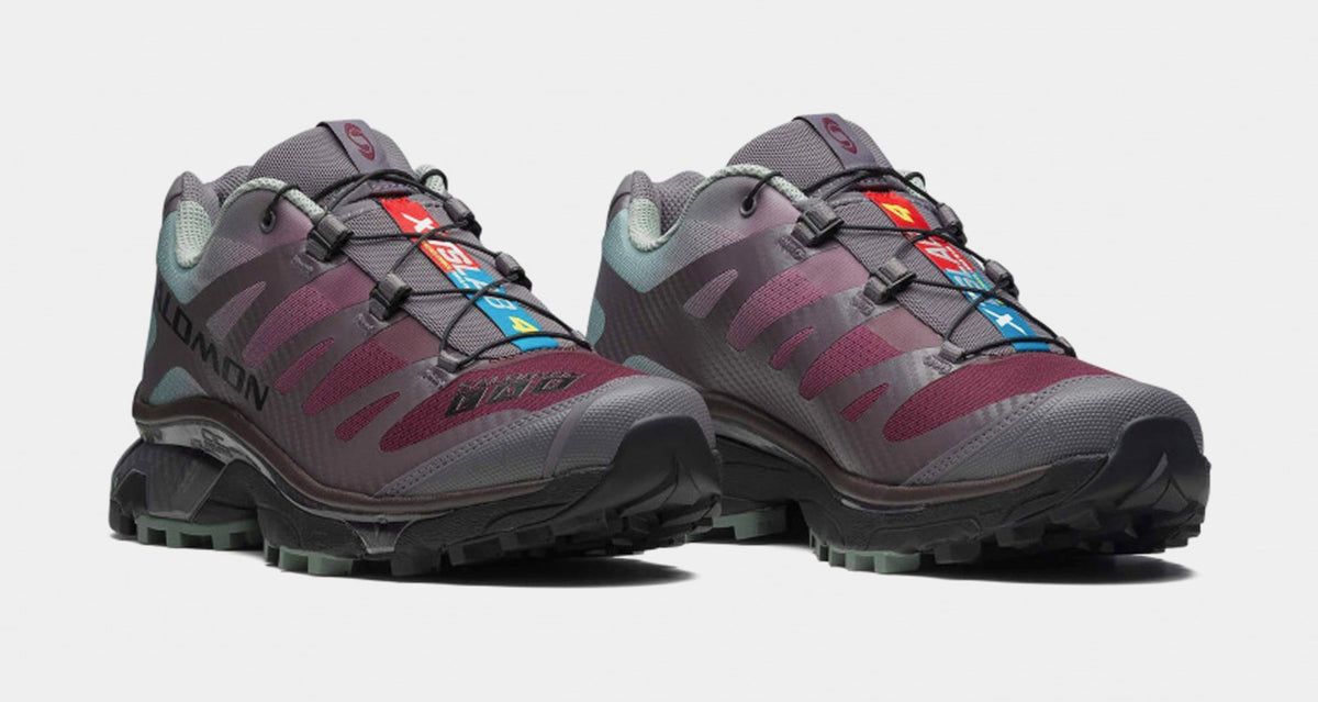 Exclusive XT 4 OG Mens Running Shoes (Excalibur/Green Milieu/Tawny Port) — 4 — Back View