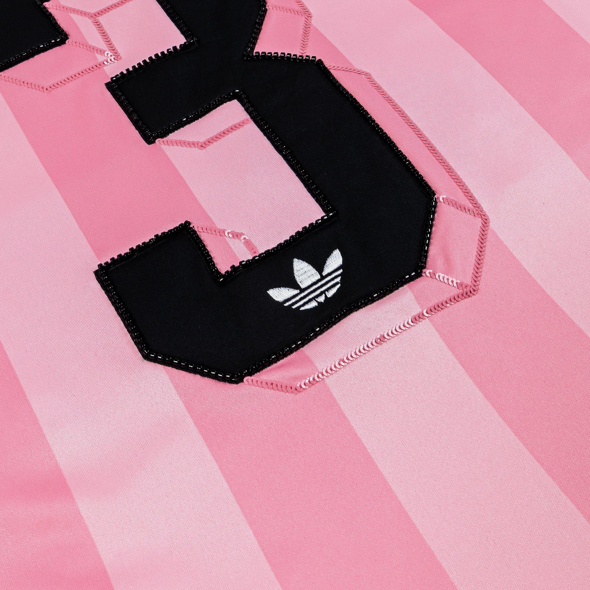 Exclusive Soccer Summer Graphic Womens Jersey (Pink/Black) — XS — Top View