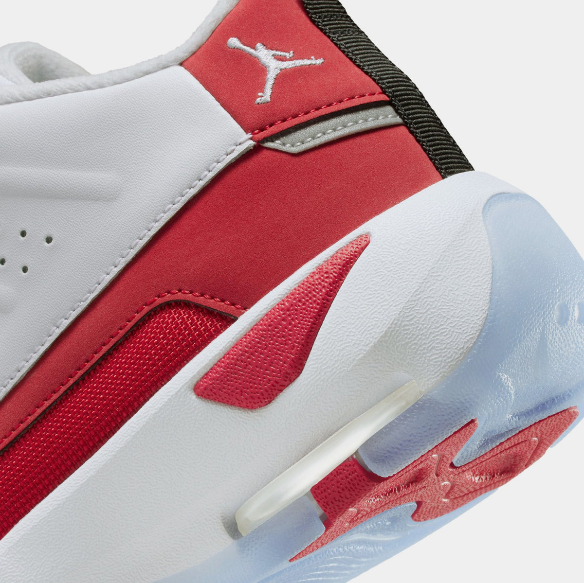 Exclusive Max Aura 7 Grade School Lifestyle Shoes (White/Gym Red/Black/White) — 3.5Y — Lifestyle View