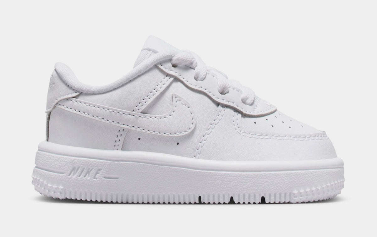 Exclusive Air Force 1 Low Infant Toddler Lifestyle Shoes (White) — 2C — Front View