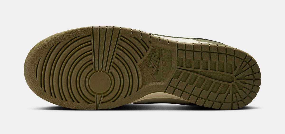 Exclusive Dunk Low Retro Mens Basketball Shoes (Coconut Milk/Rough Green/Electro Orange) — 6 — Top View
