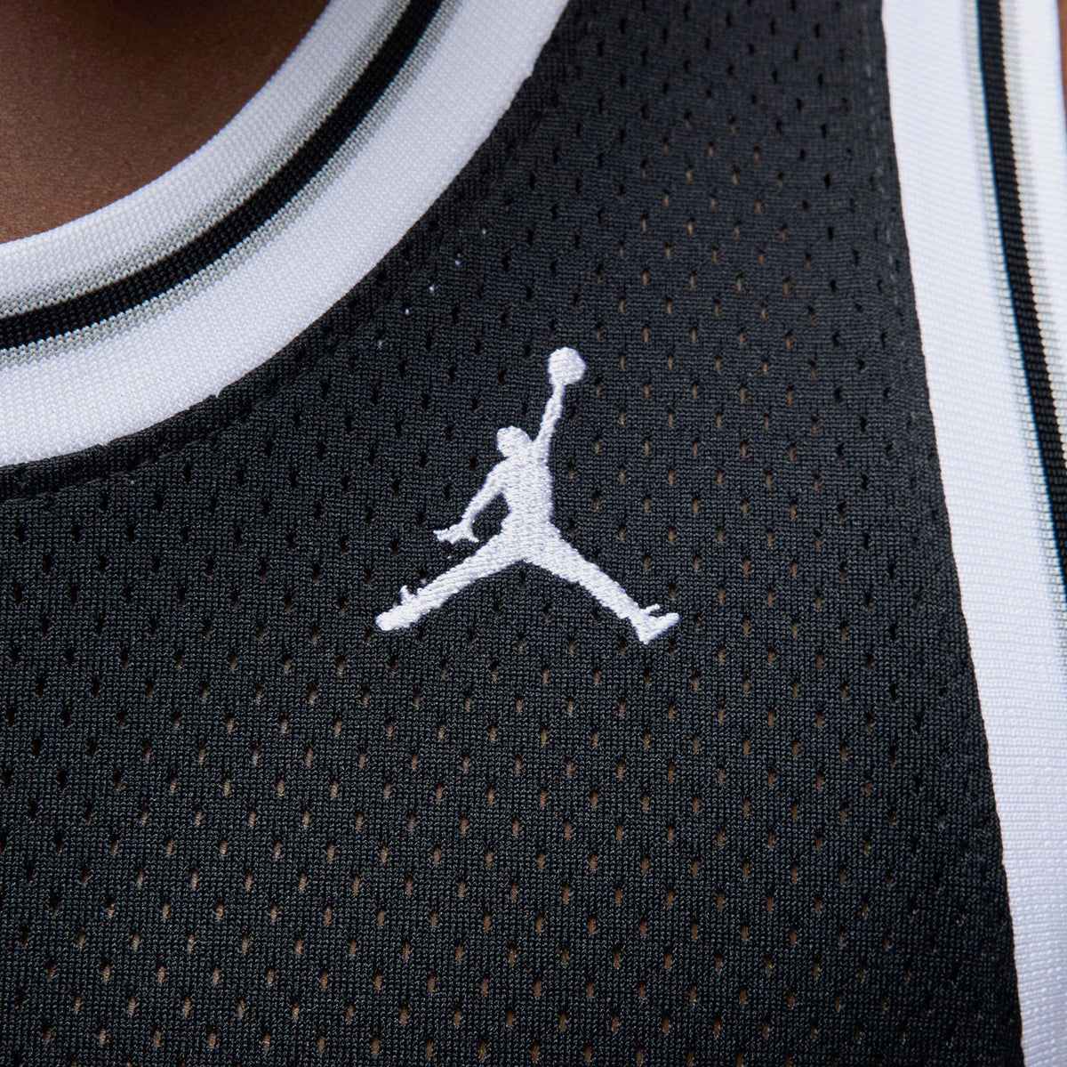Exclusive Summer Essentials Mens Jersey (Black/White) — XS — Back View