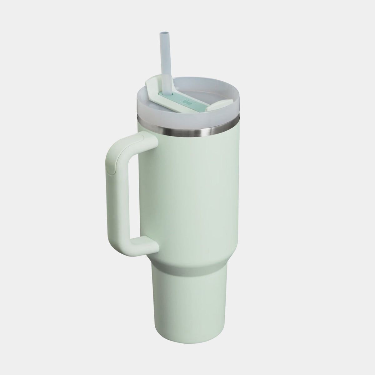 Exclusive The Quencher H2.0 Flowstate Tumbler 40oz (Light Green/Light Blue) — OS — Side View