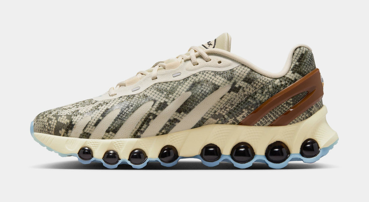 Exclusive Air Max Dn8 Snakeskin Mens Running Shoes (Light Khaki/Denim Turquoise/Light Khaki) — 4 — Back View