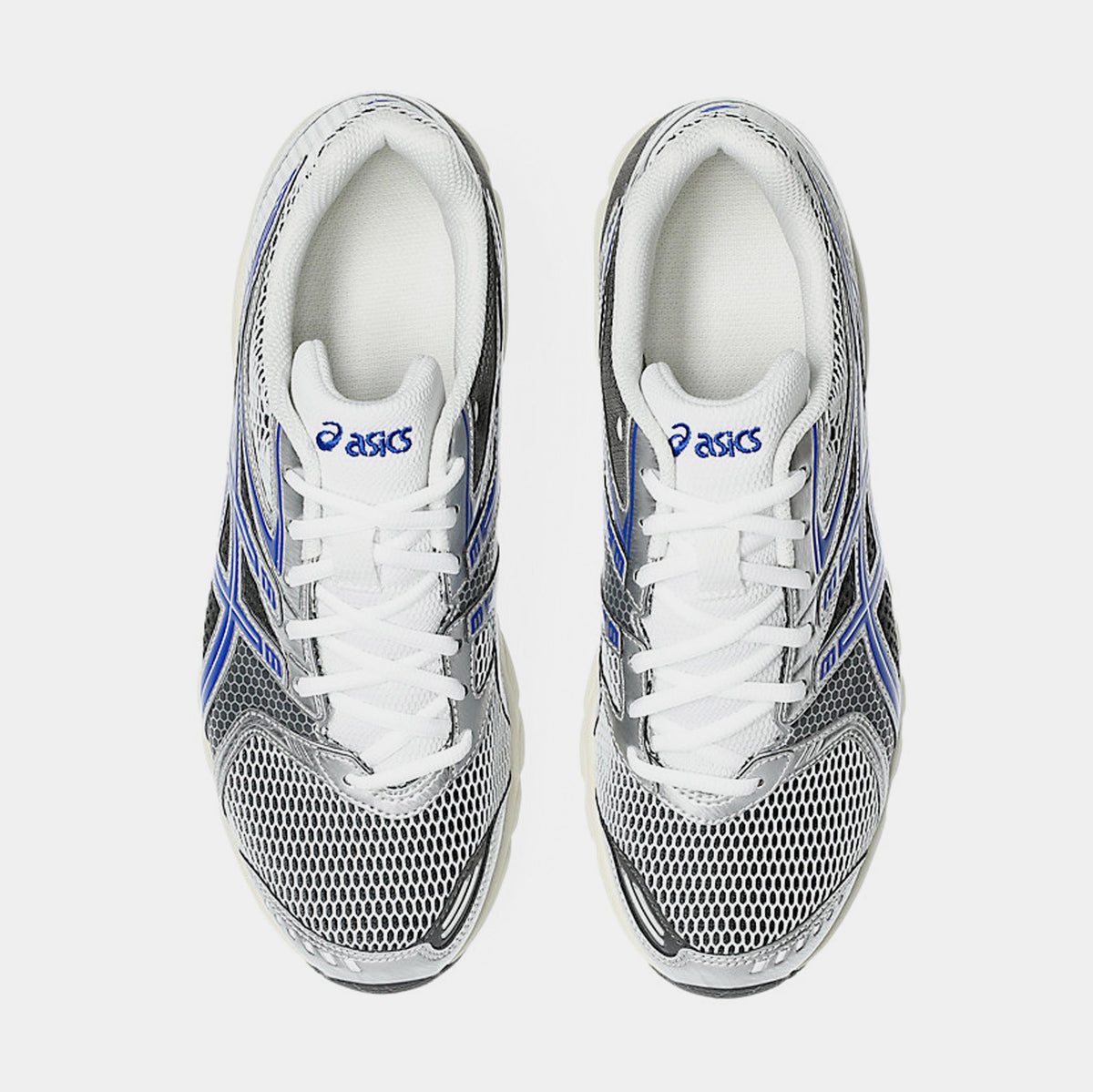 Exclusive Gel DS Trainer 14 Mens Running Shoes (White/Asics Blue) — 4 — Side View