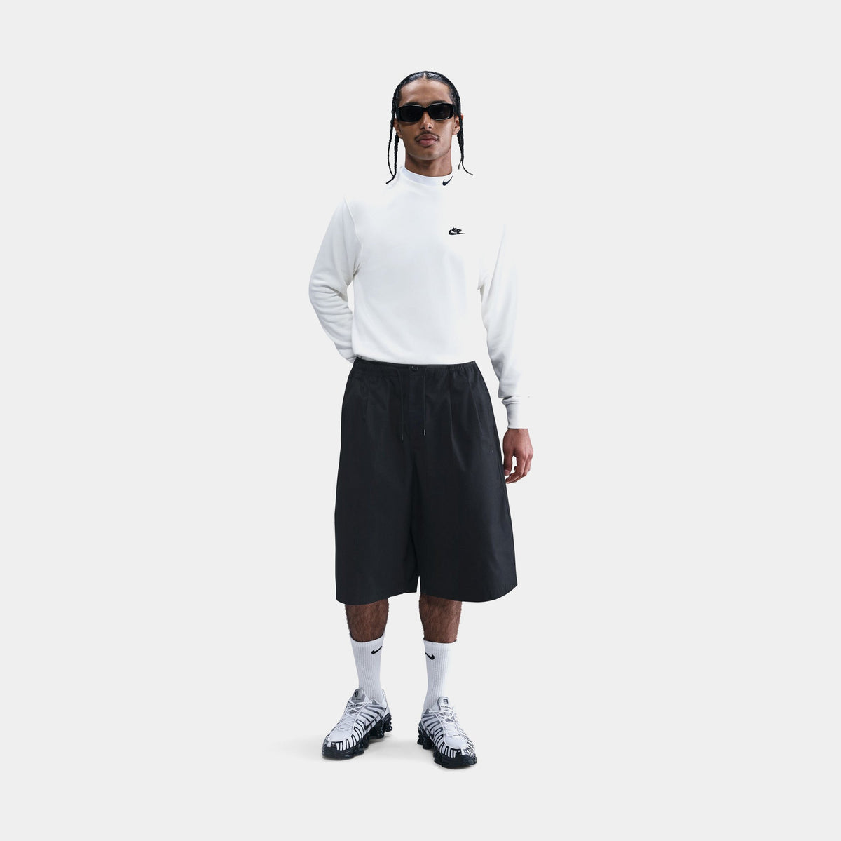 Exclusive NSW Club Seoul Mens Shorts (Black/Black) — S — Front View