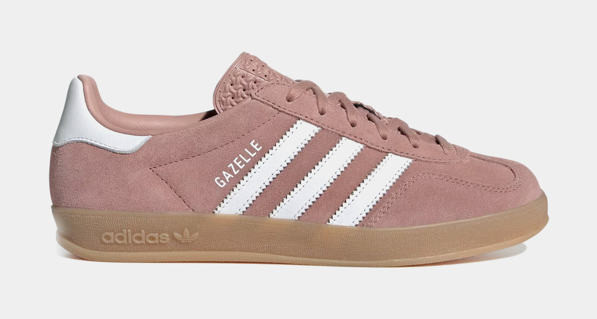Exclusive Gazelle Indoor Womens Lifestyle Shoes (Warm Clay/Cloud White/Gum) — 5 — Front View