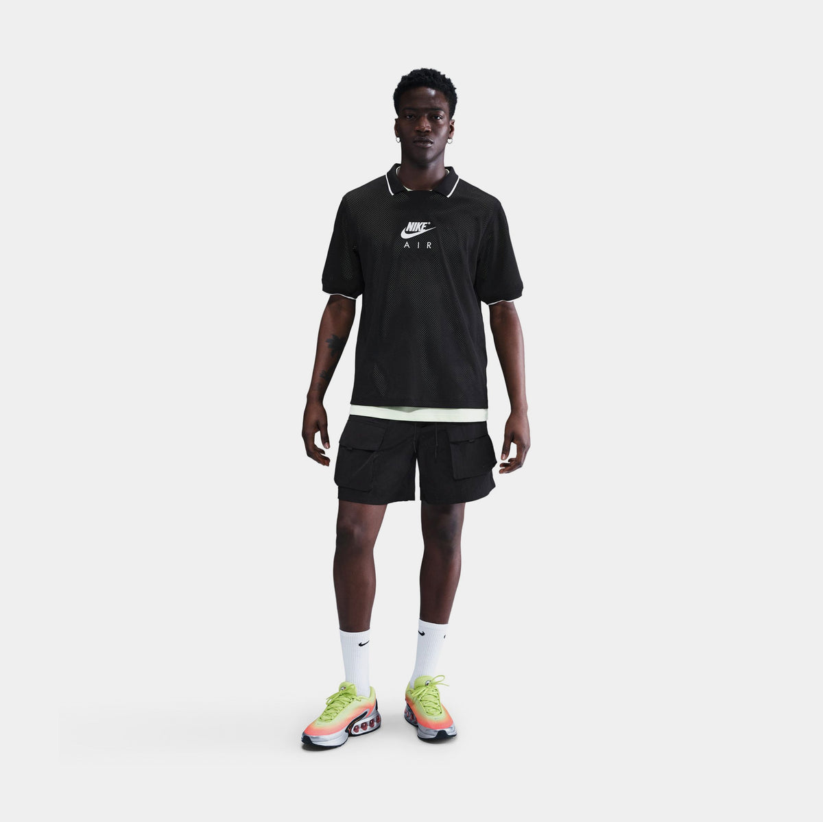 Exclusive NSW Oversized Football Mens Jersey (Black/White) — S — Front View