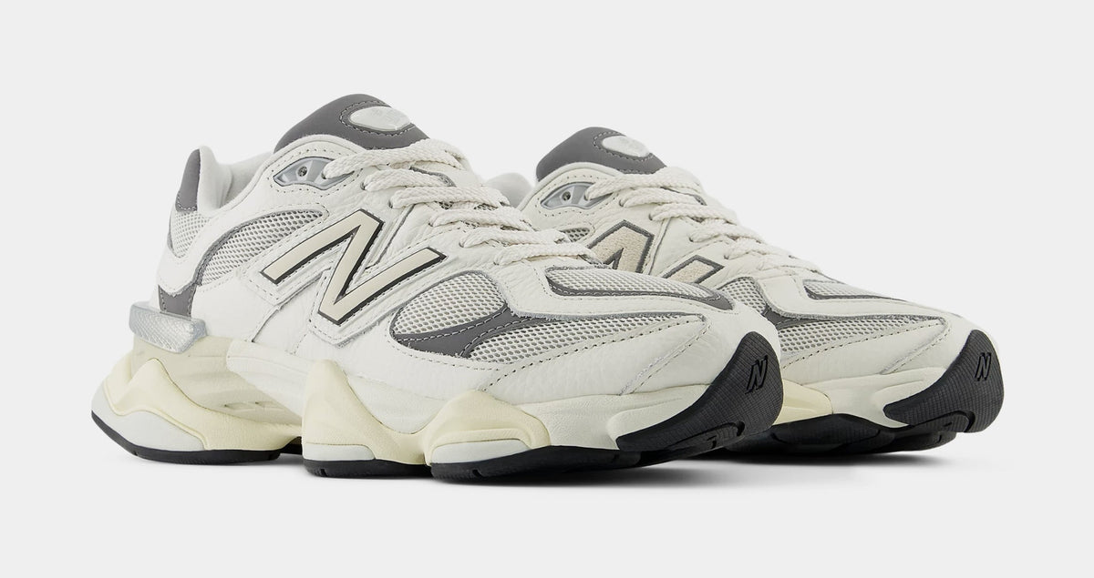 Exclusive 9060 Mens Running Shoes (Sea Salt/Castle Rock) — 4.5 — Back View