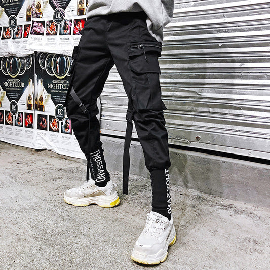 students''straight-bottomed ins pants