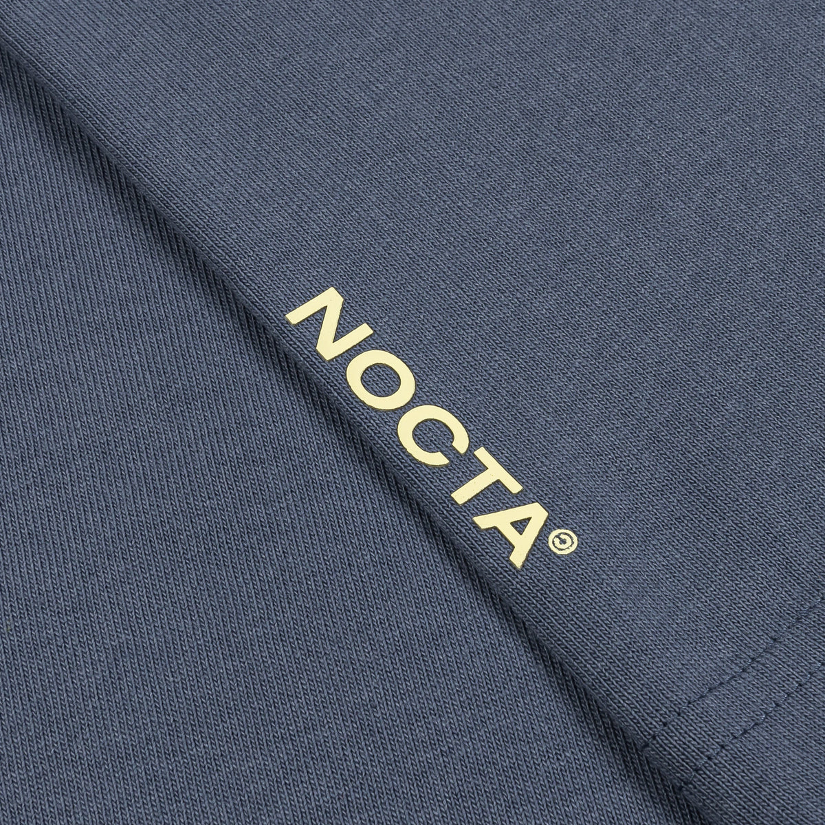Exclusive NOCTA NRG Mens Short Sleeve Shirt (Difused Blue/Citron Tint) — S — Back View