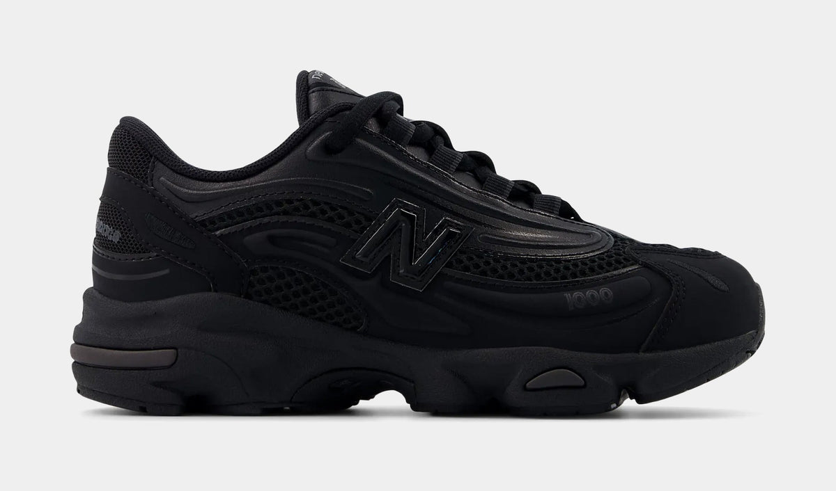 Exclusive 1000 Preschool Lifestyle Shoes (Black/Black) — 10.5C — Front View