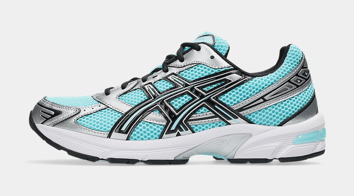 Exclusive Gel 1130 Mens Running Shoes (Blue/Silver) — 4 — Back View